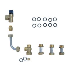 Danfoss Sicherheitsventilset inklusive Anschlussrohr, 10 bar, 004U8554... DANFOSS-004U8554 5702424285401 (Abb. 1)