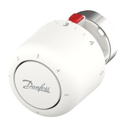 Danfoss Aero RA/V Thermostatkopf gasgefüllt, weiß, mit eingebautem Fühler... DANFOSS-015G4560 5702424625986 (Abb. 1)