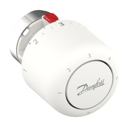 Danfoss Aero RA/V Thermostatkopf gasgefüllt, weiß, mit eingebautem Fühler... DANFOSS-015G4560 5702424625986 (Abb. 1)