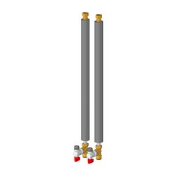 Danfoss Rohrsatz, 2 Rohre Set für Montageplatte, Anschlüsse oben, 145H4956... DANFOSS-145H4956 5715162509685 (Abb. 1)