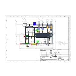 Danfoss Fernwärmestation DSE1 MIDI, 20kW, PN 25, wandhängend, Anschluss links, 165L50... DANFOSS-165L5069 5715162937785 (Abb. 1)