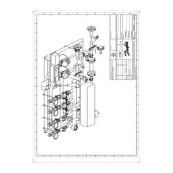 Danfoss Fernwärmestation DSE1 Midi, 20kW, PN 25, Stahl, 165L5070... DANFOSS-165L5070 5715162937792 (Abb. 1)