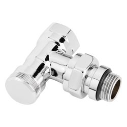 Danfoss Rücklaufverschraubung RLV-CX 15, R 1/2", Eckausführung, verchromt, 003L0273... DANFOSS-003L0273 5702420069814 (Abb. 1)