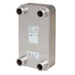 Danfoss Plattenwärmeübertrager MicroPlate XB 52M-1, 120 Platten, G 2" AG x 50mm, PN 2... DANFOSS-004H4532 5702425113895 (Abb. 1)