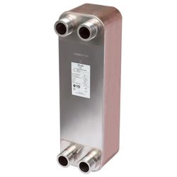 Danfoss Plattenwärmeübertrager MicroPlate XB 59M-1, 30 Platten, G 2" AG x 52mm, PN 25... DANFOSS-004B1920 5710104032368 (Abb. 1)