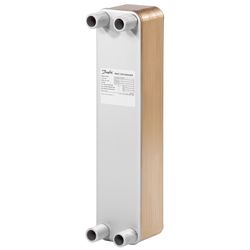 Danfoss Plattenwärmeübertrager MicroPlate XB 37L-1, 60 Platten, G 1" AG x 20mm, PN 25... DANFOSS-004H7278 5702425095535 (Abb. 1)