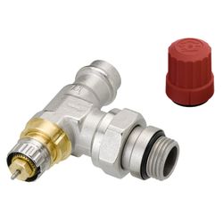 Danfoss Ventilgehäuse RA-N, DN 15, Pressfit R 1/2", Eckausführung, matt vernickelt, 0... DANFOSS-013G3237 5702420091709 (Abb. 1)