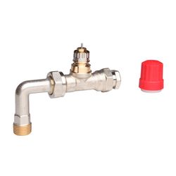 Danfoss Ventilgehäuse RA-K Durchgangsausführung mit Bogen, R 1/2", Kvs: 2,5, 013G3363... DANFOSS-013G3363 5702420031798 (Abb. 1)