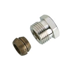 Danfoss Klemmverbinder, R 3/8" Außengewinde auf 12mm, für Stahl- und Kupferrohre... DANFOSS-013G4102 5702420033129 (Abb. 1)