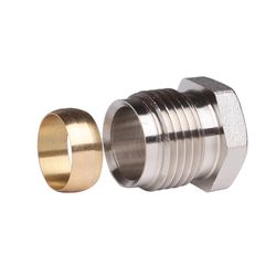 Danfoss Klemmverbinder, R 1/2" Außengewinde auf 15mm, für Stahl- und Kupferrohre, ver... DANFOSS-013G4115 5702420033204 (Abb. 1)