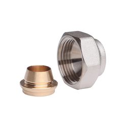 Danfoss Klemmverbinder, G 3/4" Innengewinde auf 12mm, für Stahl- und Kupferrohre... DANFOSS-013G4122 5702420033358 (Abb. 1)