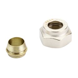 Danfoss Klemmverbinder, G 3/4" Innengewinde auf 15mm, für Stahl- und Kupferrohre... DANFOSS-013G4125 5702420033242 (Abb. 1)