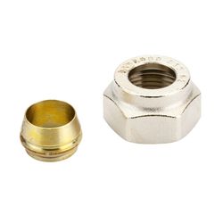 Danfoss Klemmverbinder, G 3/4" Innengewinde auf 16mm, für Stahl- und Kupferrohre... DANFOSS-013G4126 5702420033266 (Abb. 1)