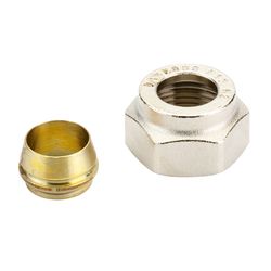 Danfoss Klemmverbinder, G 3/4" Innengewinde auf 18mm, für Stahl- und Kupferrohre... DANFOSS-013G4128 5702420033280 (Abb. 1)