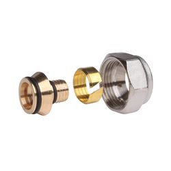 Danfoss Klemmverbinder, G 3/4" Innengewinde auf 16x2,5mm, für Alu-Verbundrohre AluPex... DANFOSS-013G4187 5702420033556 (Abb. 1)