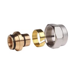 Danfoss Klemmverbinder, G 3/4" Innengewinde auf 20x2mm, für Alu-Verbundrohre AluPex... DANFOSS-013G4190 5702420033082 (Abb. 1)