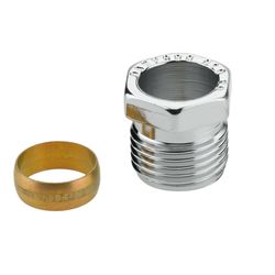 Danfoss Klemmverbinder, R 1/2" Außengewinde auf 16mm, für Stahl- und Kupferrohre, ver... DANFOSS-013G4196 5702420071473 (Abb. 1)