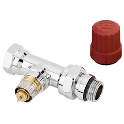 Danfoss Ventilgehäuse RA-NCX, DN 15, R 1/2", Durchgangsausführung, verchromt, 013G423... DANFOSS-013G4238 5702420072197 (Abb. 1)