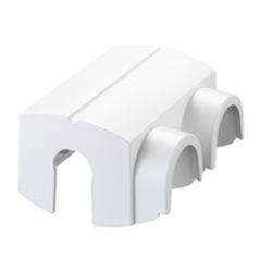 Danfoss Kunststoffabdeckung für VHS, Eckausführung, Badheizkörper, Weiß, 013G4673... DANFOSS-013G4673 5702420052533 (Abb. 1)