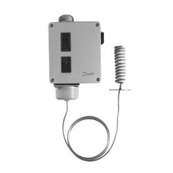 Danfoss Thermostat RT 140, 15-45 Grad C, Länge 2m Kapillarrohr, mit Fühlerspirale, ... DANFOSS-017-523666 5702423120901 (Abb. 1)