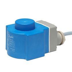Danfoss Spule BN für Magnetventil mit eingebautem Gleichrichter, 230V, 50Hz, 20W, 018... DANFOSS-018F7301 5702423182435 (Abb. 1)