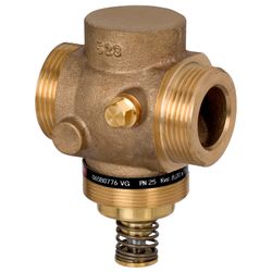 Danfoss Durchgangsventil VG, DN 40, Kvs 16m3/h, PN 25, Außengewinde, Sphäroguss GGG-4... DANFOSS-065B0778 5702421543603 (Abb. 1)