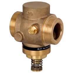 Danfoss Durchgangsventil VGU, DN 20, Kvs 6,3m3/h, PN 25, Außengewinde, Rotguss RG-5, ... DANFOSS-065B0792 5702421543740 (Abb. 1)