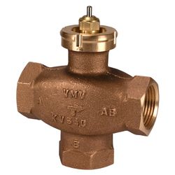 Danfoss 3-Wege-Mischventil VMV, DN 25, Kvs 6,3m3/h, PN 16, Rp 1", Rotguss RG5, 065F00... DANFOSS-065F0025 5702420006154 (Abb. 1)