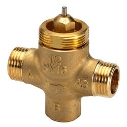 Danfoss Durchgangsventil VZL2, DN 15, Kvs 0,6m3/h, PN 16, G 1/2"... DANFOSS-065Z2072 5702421535264 (Abb. 1)