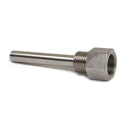 Danfoss Tauchhülse, 100mm, für Tauchfühler ESMU 100, Edelstahl, 087B1190... DANFOSS-087B1190 5702421064580 (Abb. 1)