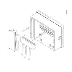 Danfoss Einbausatz für Tafelmontage, für ECL Comfort 296, 087H3242... DANFOSS-087H3242 5702428935043 (Abb. 1)