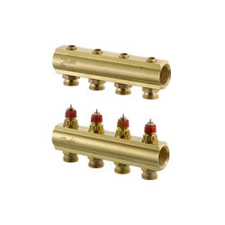 Danfoss Verteiler für Fussbodenheizungen FHF-4, 4 Kreise, ohne Durchflussanzeige, 088... DANFOSS-088U0504 5702420080833 (Abb. 1)