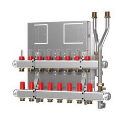 Danfoss FBH-Verteiler SG-2 2 Kreise, mit Durchflussanzeige... DANFOSS-145H0352 5702428525244 (Abb. 1)