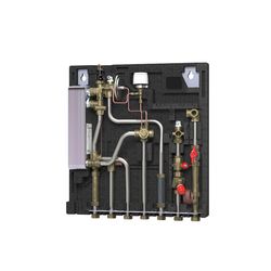 Danfoss Wohnungsstation Evoflat FSF Typ 3 E, 4-Leiter Version, 51kW, Dämmhaube, Edels... DANFOSS-145B0509 5702424453725 (Abb. 1)
