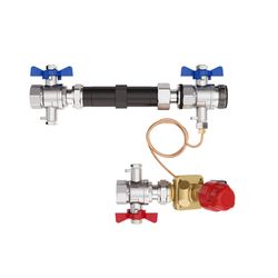 Danfoss Verbindungs-Set, horizontal, DN 15, für AB-PM Rohr G 3/4" A, Verteiler G 1" A... DANFOSS-003Z1477 5702424222093 (Abb. 1)