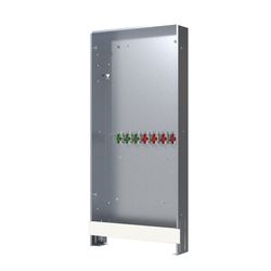 Danfoss Sichtteil zu Unterputzkasten 145H4906, Pulverbeschichtet, RAL9016, 145H4907... DANFOSS-145H4907 5702428680974 (Abb. 1)