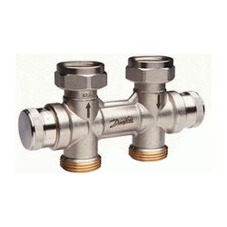 Danfoss dynamischer Hahnblock RLV-KDV, für Ventil-Heizkörper, G 3/4", Durchgangsausfü... DANFOSS-013G7873 5702425155369 (Abb. 1)