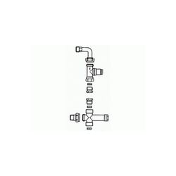 Danfoss Steigrohrventil für 1-Rohranlagen Set RA-KEW, HK: R 1/2", Anlage: G 3/4 AG... DANFOSS-013G3343 5702420031767 (Abb. 1)