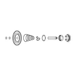 Danfoss Servicesatz EV220B 40B NBR, 032U6017... DANFOSS-032U6017 5702423125869 (Abb. 1)