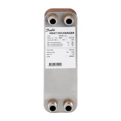 Danfoss Plattenwärmeübertrager MicroPlate XB 06H-1, 26 Platten, G 3/4" AG x 20mm, PN ... DANFOSS-004B2041 5706560364471 (Abb. 1)