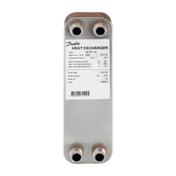 Danfoss Plattenwärmeübertrager MicroPlate XB 06H-1, 26 Platten, G 3/4" AG x 20mm, PN ... DANFOSS-004B2041 5706560364471 (Abb. 1)