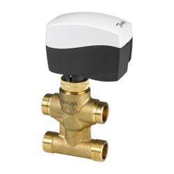 Danfoss 4-Wege-Ventil VZL 4, DN 20, Kvs 2,5m3/h, 065Z2095... DANFOSS-065Z2095 5702421535578 (Abb. 1)