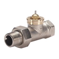 Danfoss Ventilgehäuse RAV, DN 20/8, R 3/4", Durchgangsausführung, matt vernickelt, 01... DANFOSS-013U0022 5702420010373 (Abb. 1)