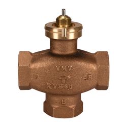 Danfoss 3-Wege-Mischventil VMV, DN 20, Kvs 4,0m3/h, PN 16, Rp 3/4", Rotguss RG5, 065F... DANFOSS-065F0020 5702420012452 (Abb. 1)