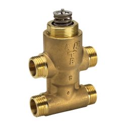 Danfoss 4-Wege-Ventil VZ 4, DN 15, Kvs 0,25m3/h, 065Z5510... DANFOSS-065Z5510 5702421526644 (Abb. 1)