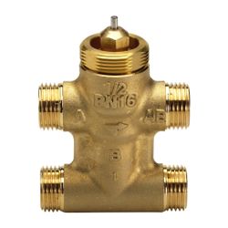 Danfoss 4-Wege-Ventil VZL 4, DN 15, Kvs 1,6m3/h, 065Z2094... DANFOSS-065Z2094 5702421535561 (Abb. 1)