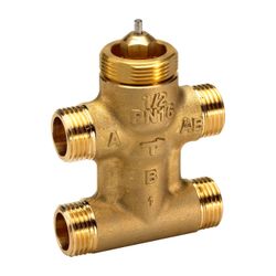Danfoss 4-Wege-Ventil VZL 4, DN 15, Kvs 1,6m3/h, 065Z2094... DANFOSS-065Z2094 5702421535561 (Abb. 1)