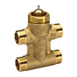 Danfoss 4-Wege-Ventil VZL 4, DN 15, Kvs 1,6m3/h, 065Z2094... DANFOSS-065Z2094 5702421535561 (Abb. 1)