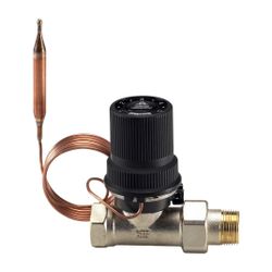 Danfoss Ventilgehäuse RAV, DN 20/8, R 3/4", Durchgangsausführung, matt vernickelt, 01... DANFOSS-013U0022 5702420010373 (Abb. 1)
