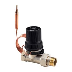 Danfoss Ventilgehäuse RAV, DN 20/8, R 3/4", Durchgangsausführung, matt vernickelt, 01... DANFOSS-013U0022 5702420010373 (Abb. 1)